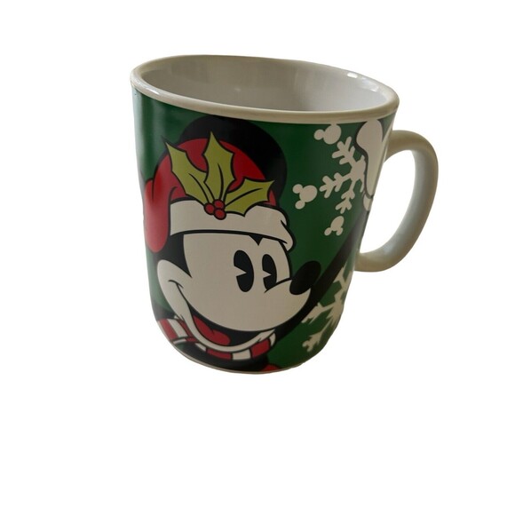 Disney Mickey And Minnie Mouse Christmas Large 24 oz. Ceramic Jumbo Mugs - Picture 10 of 16